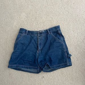 GAP Carpenter Denim Shorts Size 8